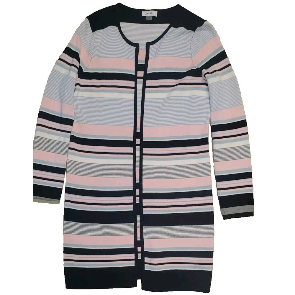 Calvin Klein Beautiful Women's Long Cardigan Sweater Size PM Petite